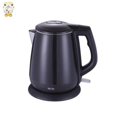 China Seamless Liner Classic Stainless Steel Plastic Plastic Kettle With Printing Electric Kettle for sale