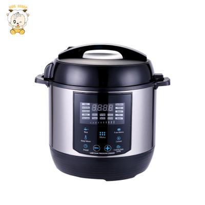 China Household Multi Function Pressure Cooker Electric Cooking Pressure Cooker 6L Preset With LCD 4 Digital Display for sale