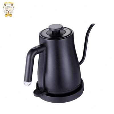 China Fashionable 1L Big Mouth Electric Kettle Stainless Steel Hotel Water Kettle for sale