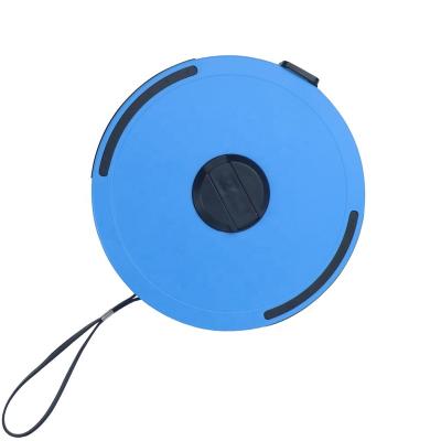 China Eco-friendly Professional Industrial Portable Disk Fiberglass Meter Tape Measure Long Tape Measure Tools 15m/20m/30m/50m for sale