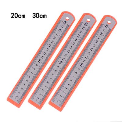 China Factory Price Metal Square Scale Stainless Steel Ruler 100cm Thick 15cm 20cm 30cm 60cm for sale