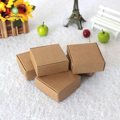 China Recyclable New Design Printed Custom Paper Soap Packaging Box , Creative Fancy Kraft Paper Cardboard Soap Packaging Boxes for sale