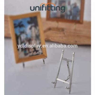 China Decorative Solid Brass Painting Easel MINI Display Table Top Easel Collapsible FS04-150-PM for sale