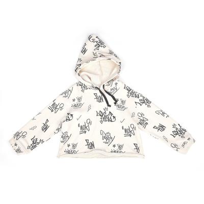 China Custom Longxi anti-pilling girl hoodies children's clothing children's clothing hip popular hop printing for sale