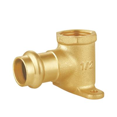 China Gas Distribution System Brass Press Tee Male Coupling Reducer 90 Degree Elbow AS3688 Elbow, 45 Degree Watermark Pipe Fittings for sale