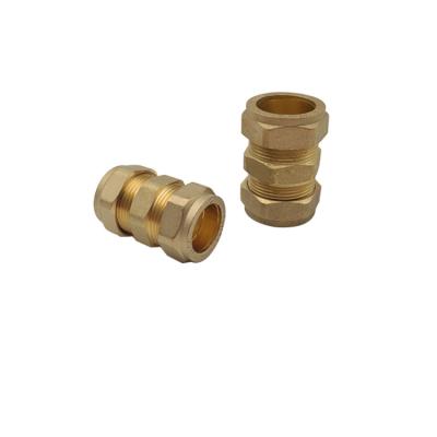 China Hot Sale Brass Male Coupling Plumbing Brass Compression Fittings For Copper Pipe for sale