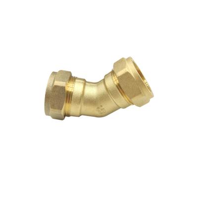 China High Quality Equal Brass Tee 15mm Brass Compression Fittings For Tubing for sale