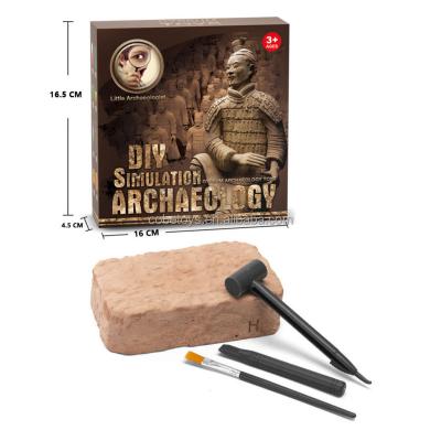 China Other New DIY Educational Archaeological Toys Dig Set For Kids for sale