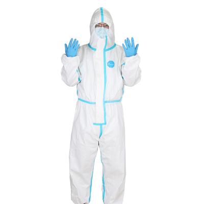 Cina Pp Sf Disposable Medical Protective Coverall Suit With Hood Hospital Doctor Safety in vendita