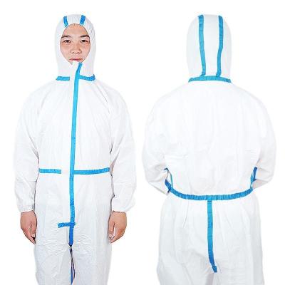 중국 EN14683 Medical Protective Disposable Isolation Suit 90 Gsm 판매용