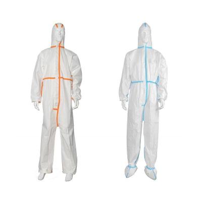 중국 Medical Grade Non Woven Disposable Coverall Protective Suit 20g-70gsm 판매용