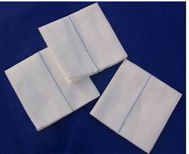 China steriles saugfähiges Gauze Swab Sterile Non Woven Gewebe 3x3 2x2 für Brand-Mund zu verkaufen