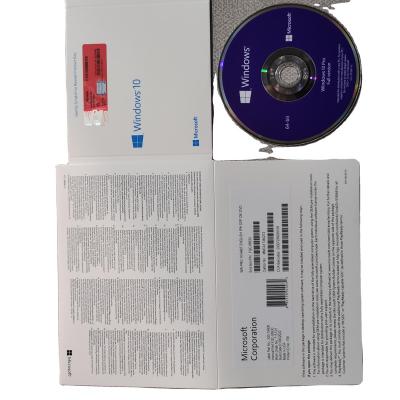 China Valid Original Windows System Life Time OEM Key Windows 10 Professional Windows 10 Pro OEM DVD Full Package for sale