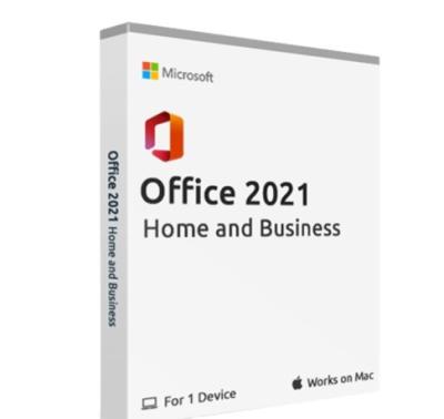 China Link account newest hot sale Microsoft keycard with box English version office 2021 home and business link key for mac hb office 2021 for sale