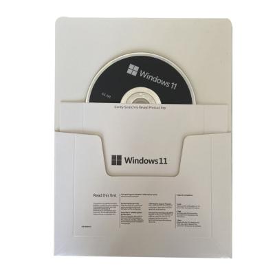 China Product Key Win 11 Professional 100% Globally Red Windows Pro DVD Full System OEM Package Activation Sticker Online for sale