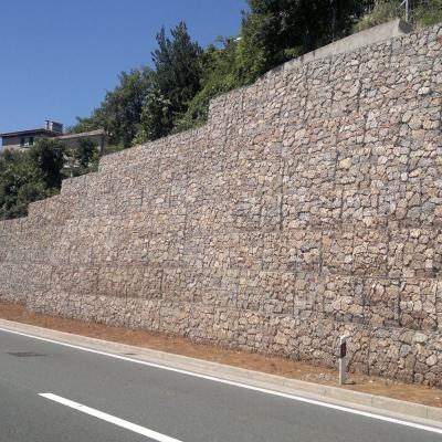 Chine Galfan Galvanized Alloy Spot Welded Gabions 1*1*1M Or Customized  Size à vendre