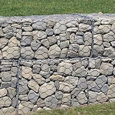 Chine Galfan Alloy Spot Welded Woven Wire Gabion Hotdip Galvanized à vendre