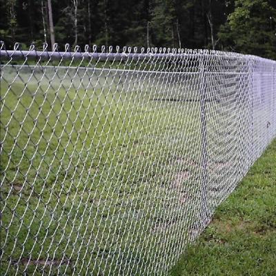 China 3.0 4.0 5.0mm Woven Alloy Galfan Galvanized Alloy Wire Chain Link Fence for sale