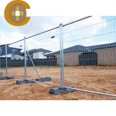 China Galvanized Temporary Construction Site Fence Panel For Pedestrian Separation for sale