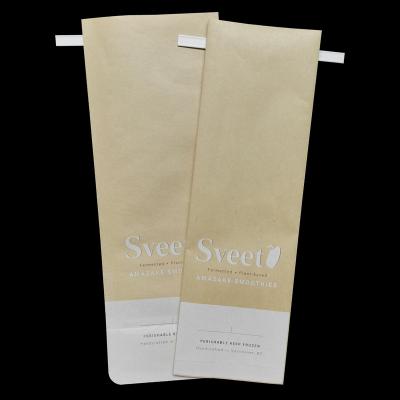 China 250g Zipper Top Matte Finish One Way Valve Flat Bottom Compostable Coffee Bags Moisture Proof for sale