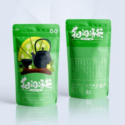 China China Manufacture Resealable Packaging Kraft Paper Bag Tea Pouch Packaging for sale