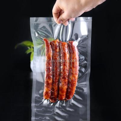 China Recyclable Custom Food Grade Vacuum Food Plastic Bag Grain Food Leak-Proof Compound Vacuum Bag for sale