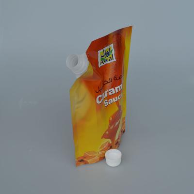 China Recyclable /best design best price clear drink stand up spout pouch for sale