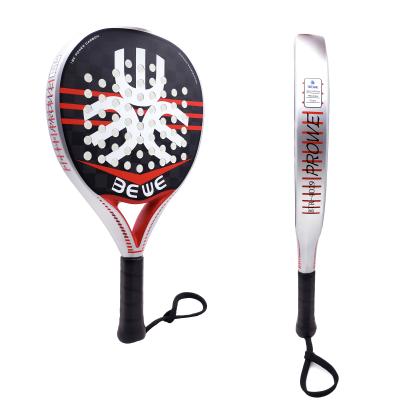 China 18K High Quality Custom Made Popular Carbon Tennis Racket 18K Padel Racket BEWE 2019 Padel Full for sale