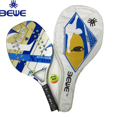 China Wholesale Custom Made Carbon Fiberglass Brand Good Price Beach Compound Tennis Racket for sale