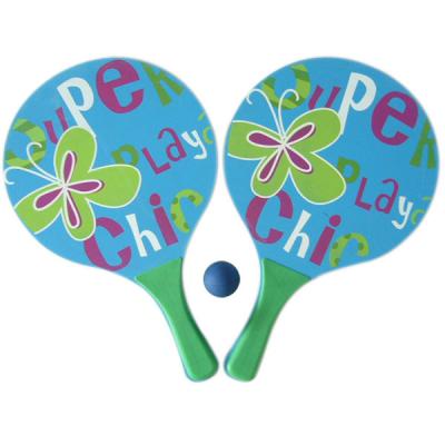 China MDF/Poplar/Logo Printed Cheap Poplar Wooden/plywood/MDF Wooden MDF OEM Wooden Beach Racket Promotional Custom Wholesale Low Quality for sale