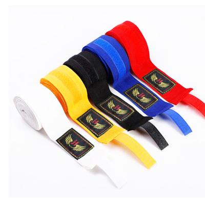 China OEM Cotton Boxing Gloves Color Size Logo Hand Binding Absorbent Bandage Durable And Sweat Absorbent Bandage Durable And Sweatproof Custom Strap for sale