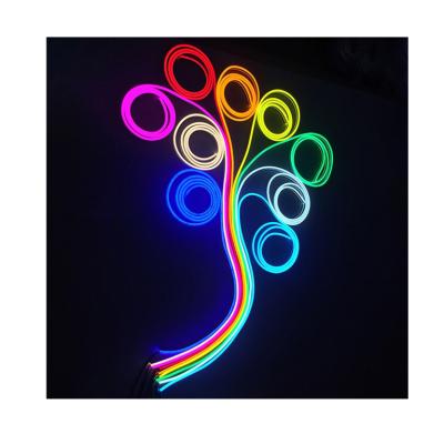 China Christmas Bar RGB 5M Flexible Neon Christmas Tree Decoration Strip Light Waterproof Outdoor LED Decoration for sale