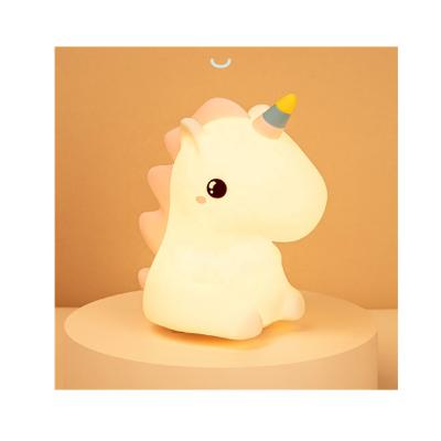 China Cute Christmas Gift Cute Unicorn Dinosaur Cute Student Bedside Lamp Cute Student Night Light for sale