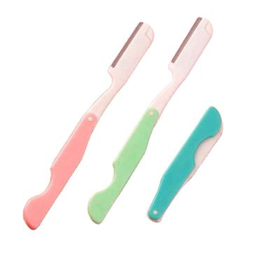 China Random Color 1PC Women Face Hair Remover Eyebrow Trimmer Blades Makeup Knife Razor Beauty Tools AHL3919 for sale