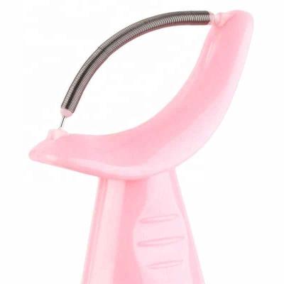 China Portable Household Hair Removal Spring Face Hair Epilator Hair Remover Beauty Tool Easy To Use Pink Color for sale