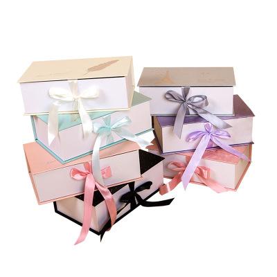 China Creative Birthday Gift Can Be Customized Empty Christmas Partner Box Gift Box Scarf Wedding Gift Box AHL7590x for sale