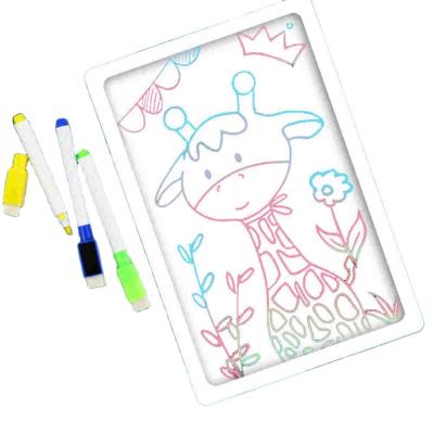 China Notepad Kids Graffiti Drawing Board Fluorescent Lightweight Educational Toy AHL6372 for sale