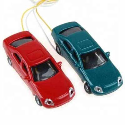 China Car Scale Toy Painted Diecast Cars Light Burning Model Cable With N 1:150 Cars Toy for sale