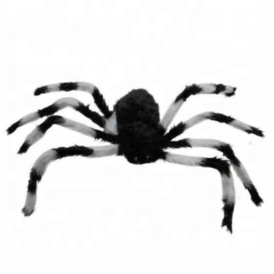 China Halloween Decoration 30/75/120cm Large Spider Plush Toy / Halloween Decor for sale