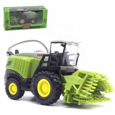 China Toy Alloy Farmer Harvester Agricultural Vehicle Car Diecast Truck Model Kids Toy Gift Toys For Children for sale