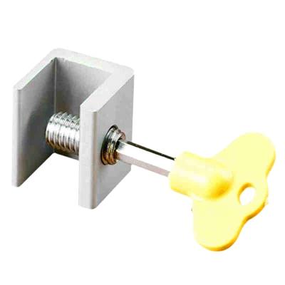 China High Quality Aluminum Key Key Kids Aluminum Key Limit Cable Lock Safety Window Security Window Sliding Free Shipping for sale