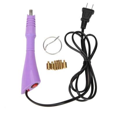 China 1pc Garment Quickly Heated Iron-on Wand Heat-Fix Tool Quick Garment Heat Hotfix Applicator and Ironing Heads for sale