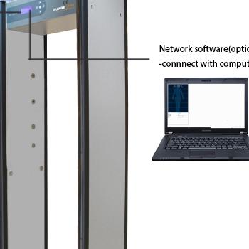 China NEW ! Best Price Portable Walk Through Metal Detector / Door Frame Security Body Scanner Walk Through Metal Detector XYT2101-II for sale