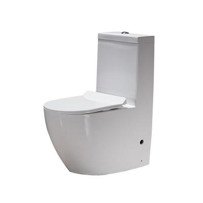 China American Sanitary Ware Chinese Ceramic Wc Water Saving Double-Flow Style Lavatory One-Piece Toilet for sale