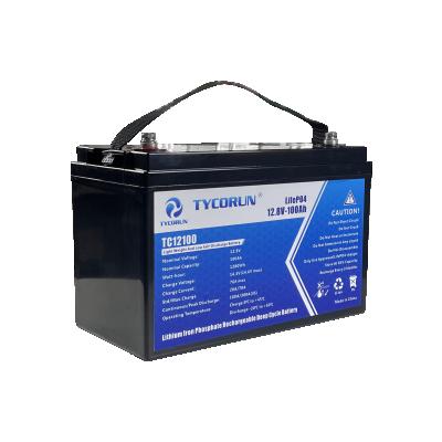 China Tycorun 12v 100ah 120ah 150ah 200ah 300ah 400ah deep cycle battery solar rechargeable lithium lifepo4 ion phosphate battery pack for sale