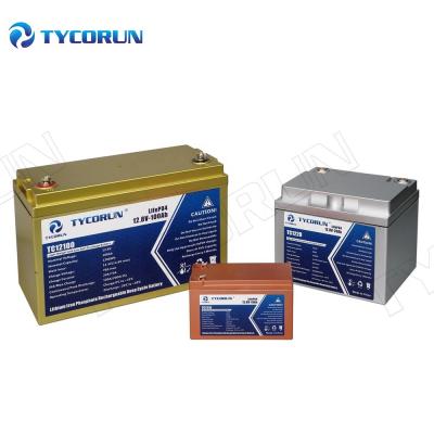 China Deep Cycle Battery Tycorun Rechargeable Batteries Deep Cycle UPS Inverter Battery 12V 100Ah 200Ah 300Ah Lead Acid Battery Replacement for sale