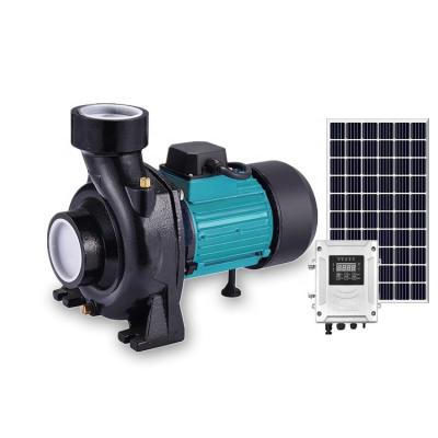 China Solar powered outdoor centrifugal irrigation and agriculture booster water pump BLDC system for agriculture farm irrigation for sale