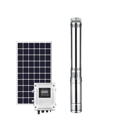 China Irrigation and Agriculture Stainless Steel DC Solar Water Pump Submersible Deep Well Pump for Agriculture System for sale