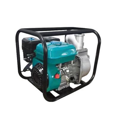 China 220V Agriculture Irrigation and Fuel Pump Machine 6.5 Hp WP20 3inch Gasoline Electric Water Pump for sale