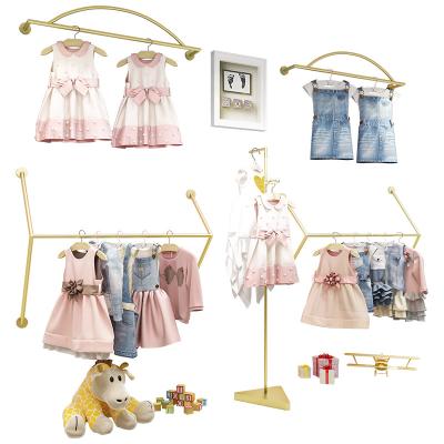 China Children's clothing rack design children's clothing store display modern fashion design clothing store interior children's clothing rack for sale